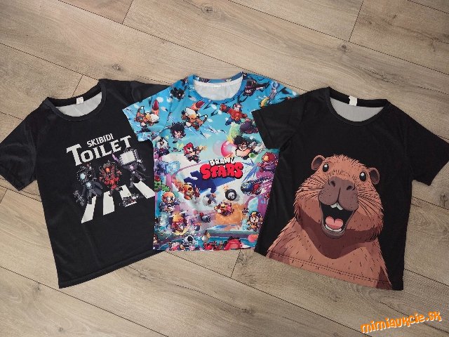 3x tričko
