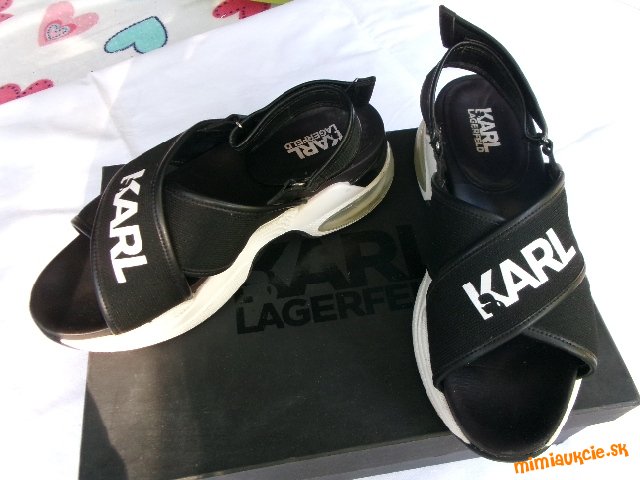 sandále KARL LAGERFELD v orig. krabici.............OD EURA