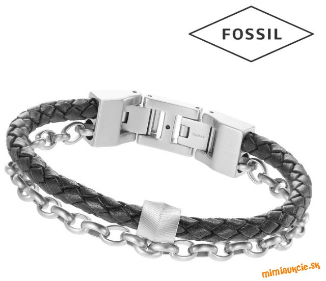 Kozeny naramok FOSSIL !!! Novy s visackou !!! POVODNA CENA 75 EUR