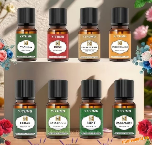 Esenciálne oleje 10ml x8