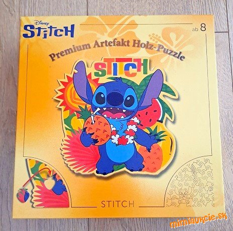 Drevene puzzle STITCH !!! Nove s krabicou !!! 185 dielikov !!! VASA CENA