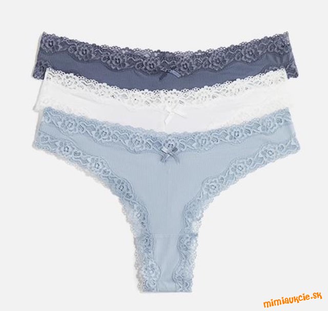 3pack brazilskych nohaviciek - nova kolekcia H&M - v predajni 11,99eur