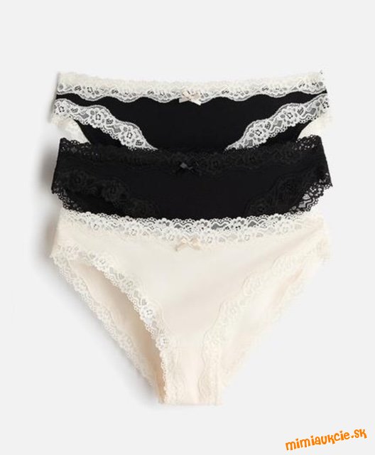 3 pack baconenych  nohaviciek - novinka H&M - v predajni 11,99eur