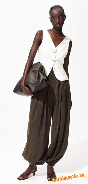 Vesta zo zmesi lanu - nova kolekcia H&M - v predajni 22,99eur
