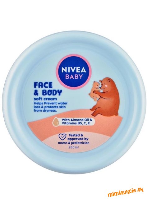 Nivea baby  face & body drazite 2 ks