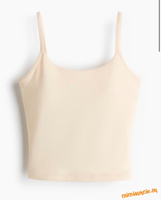 Sportove tricko so vsitou podprsenkou - novinka H&M - v prpdajni 18,99eur