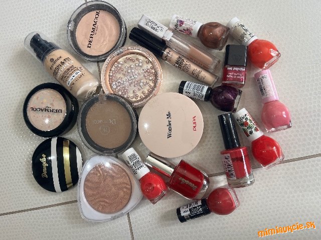 ❤️Kozmetika -rôzne, …mega balík ..REVOLUTION, NYX,DERMACOL od 1€
