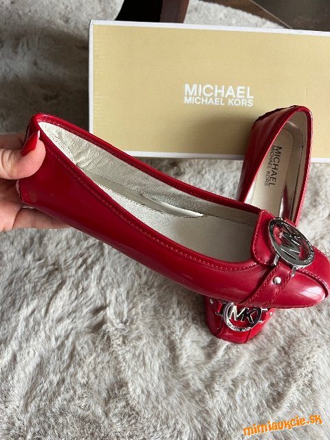 ❤️MICHAEL KORS..kradne červene balerínky . Pc 129€… 36 veľkosť  od 10€
