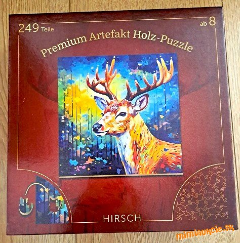 Drevene puzzle JELEN !!! Nove s krabicou !!! 249 dielikov !!! VASA CENA