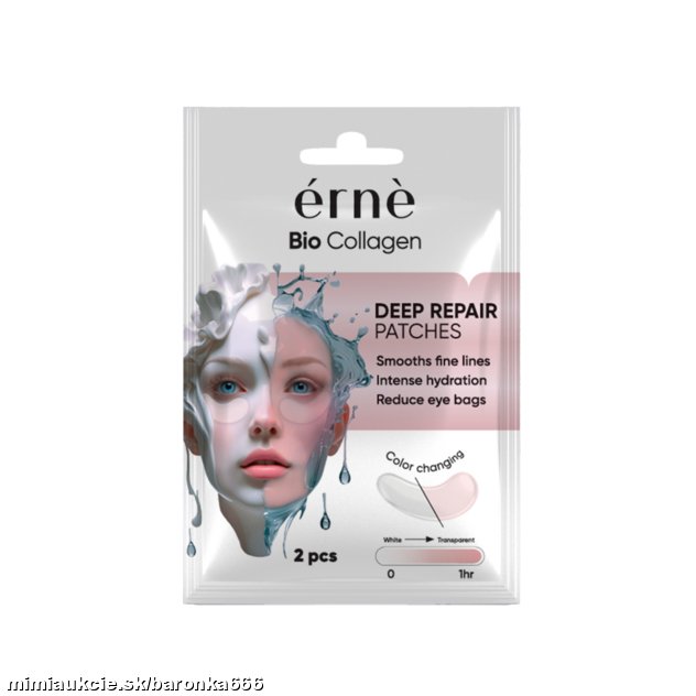 ERNE Hydrogélové VANKÚŠIKY pod oči BIO COLLAGEN Liftingové DEEP REPAIR 1 pár/bal