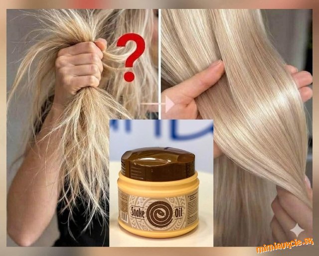 Obnovujúca hadia maska na vlasy= až 500 g!!!