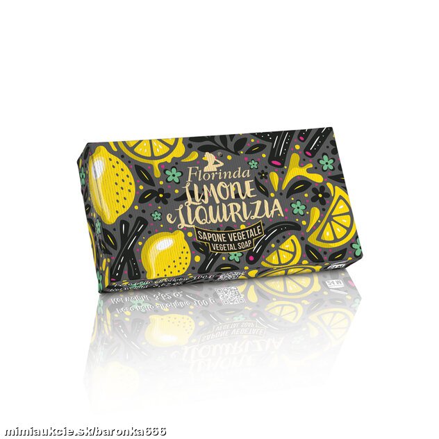 *** Mydlo Florinda Cremosi - Limone e Liquirizia 100 g *** -" krásna a neopakovateĺná vôňa "