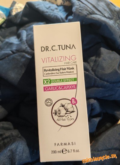 Regeneračná vlasová maska s cesnakom a capixylom Dr C.Tuna