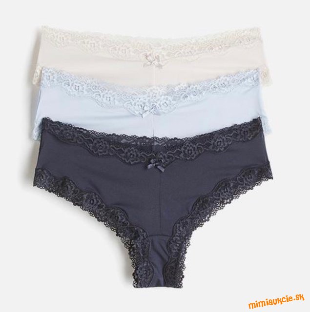 3 pack nohaviciek z mikrovlakna - novinka H&M - v predajni 11,99eur