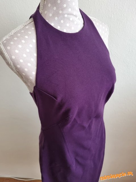 temnofialové šaty Karen Millen veľ. 38