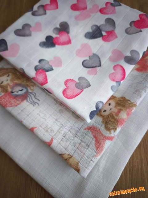 3 ks latkové plienkay *******HANDMADE