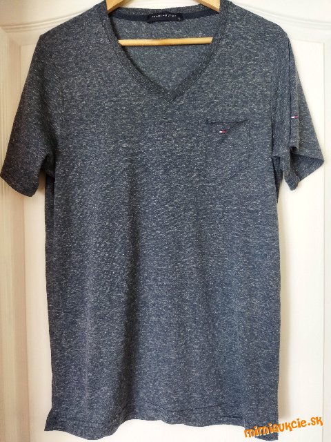Tommy Hilfiger modré tričko č. L