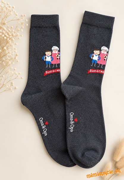 Ponozky Socks 4 Fun - motiv "Najlepsi stari rodicia" !!! Velkost 36-41 !!! VASA CENA