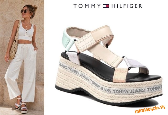 Pohodlne sandale TOMMY HILFIGER !!! Nove s krabicou !!! Velkost 41 !!! SUPER CENA