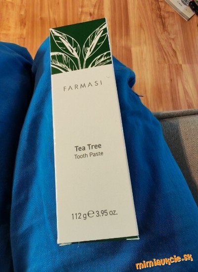 Zubná pasta tea tree (s čajovníkom)