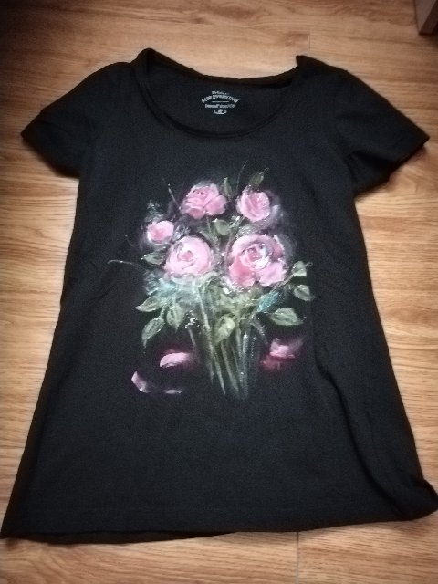 Originál tričko s maľbou M/L