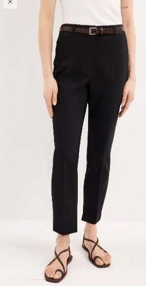 *** ELEGANTNÉ ELASTICKÉ ČIERNE NOHAVICE ... VELKOSŤ S ... TOP STAV ***