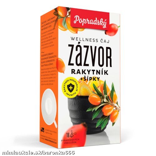 *** Wellness čaj Zázvor, rakytník + šípky *** - podpora imunity práve teraz...
