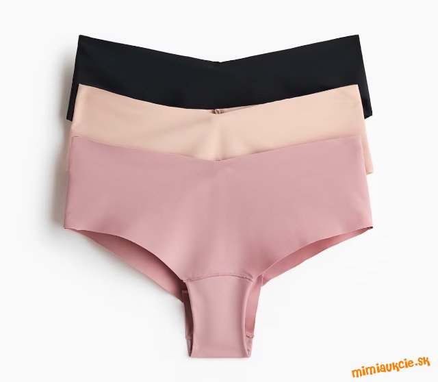 Trojbalenie neviditelnych nohaviciek Lycra - novinka H&M - v predajni 13,99eur