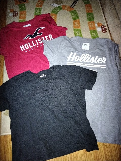 3x tričko Hollister