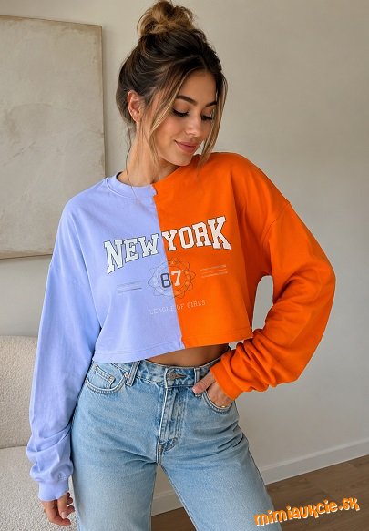 Mikinovy cropp top NOISY MAY !!! Novy s visackou !!! Velkost M !!! POVODNA CENA 34,99 EUR