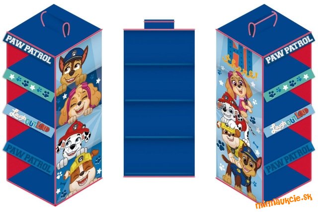 Závesný textilný regál PAW PATROL, PW15641