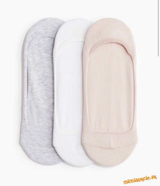 3 balenie ponoziek - H&M - v predajni 7,99eur