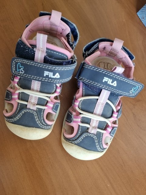modro-ružové sndálky FILA veľ. 21