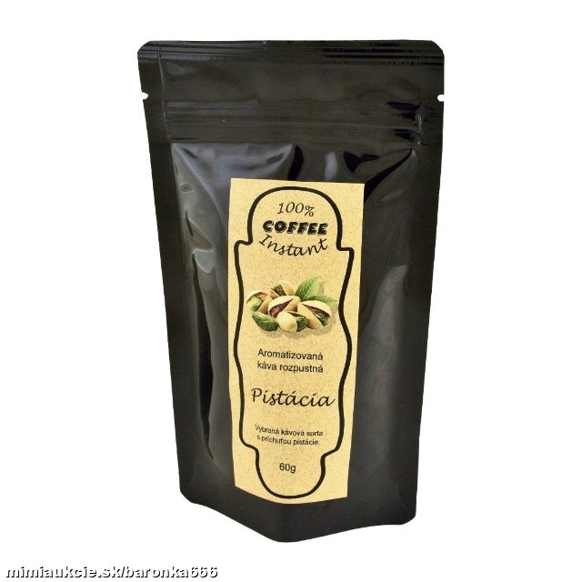 *** Káva instantná Pistácia 60g *** - "delikátna luxusná aroma "...