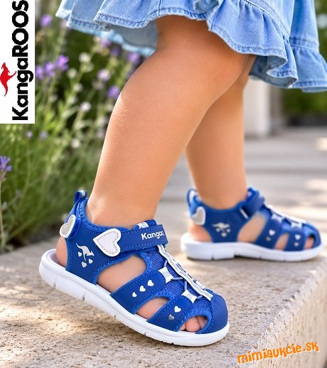 Dievcenske sandalky KANGAROOS !!! Nove s krabicou !!! Velkost 28 !!! SUPER CENA
