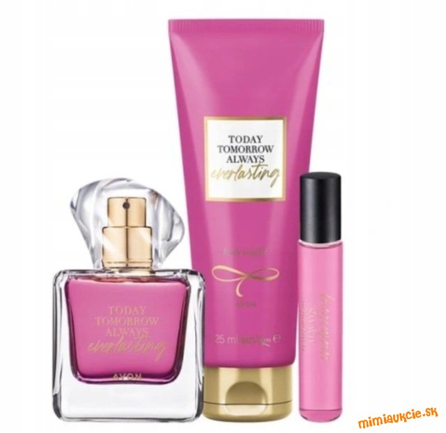 AVON Kozmetická sada 3kusov  TTA Everlasting 50 ml + parfum 10 ml + telové mlieko