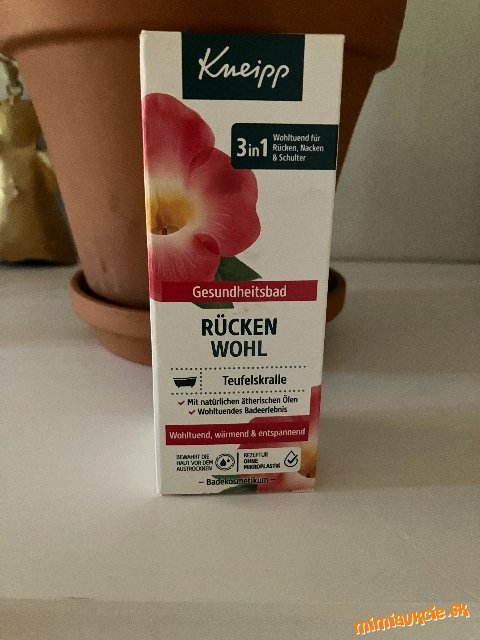 Kneippův kúpeľ pre zdravie chrbta