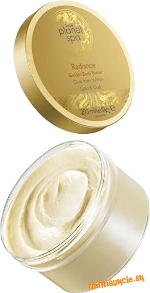 Rozžiarujúci telový krém s čiastočkami zlata SPA -200ml