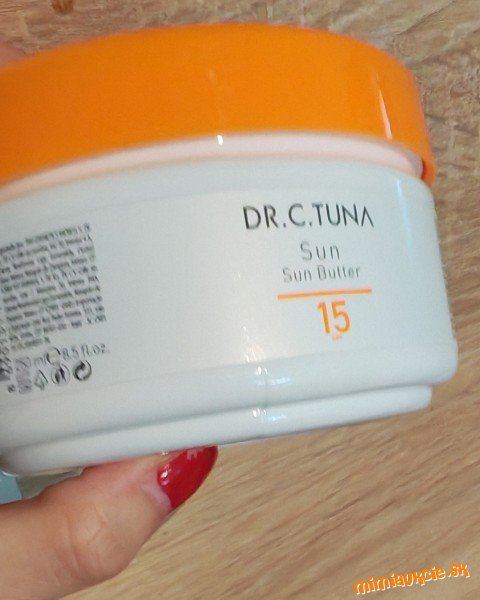 Maslo na opaľovanie s SPF 15
