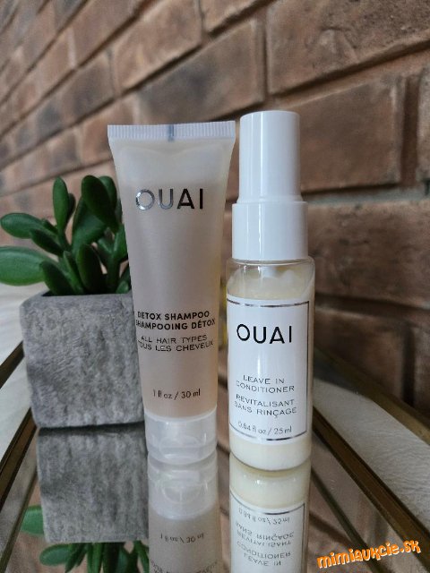 OUAI sada 2 sampony + 1 kondicioner = 3 kusy- 30+30+25ml