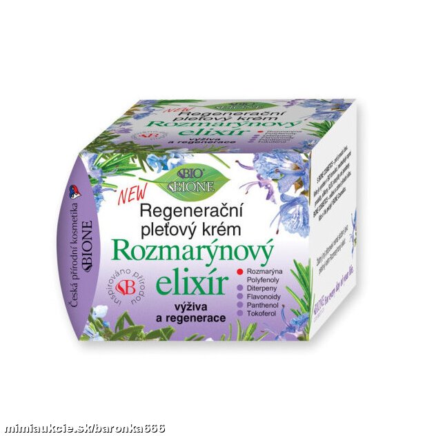 +++	 BC BIO Rozmarínový elixír Regeneračný pleťový krém 51 ml +++