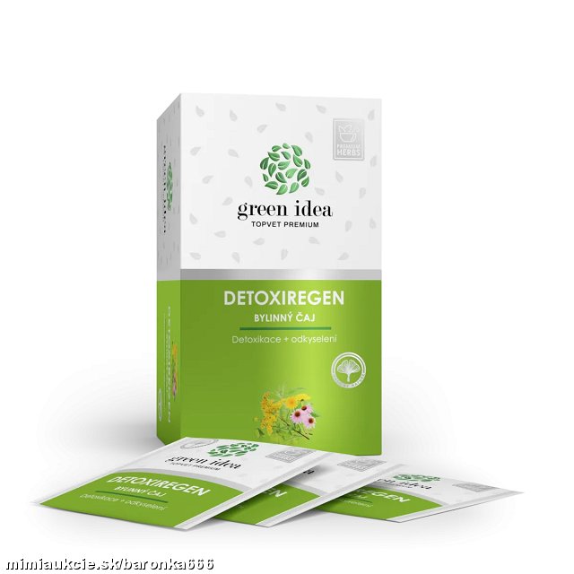 DETOXIREGEN - BYLINNÝ ČAJ - 20 ks - ***detoxikácia + odkyslenie*** ...