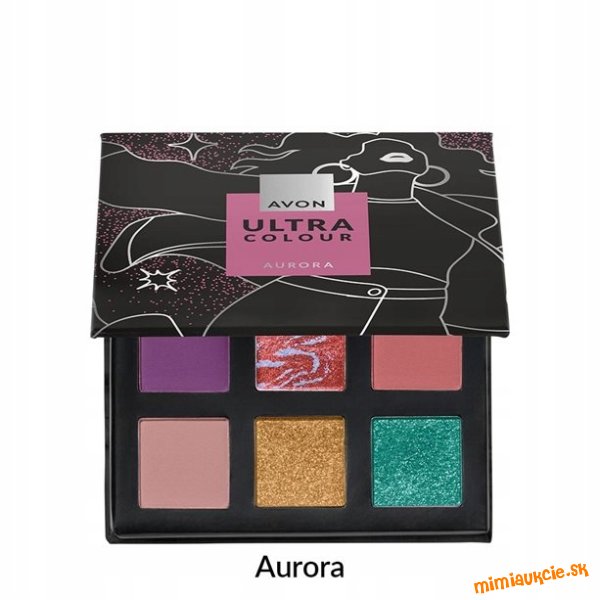 AVON ULTRA Paleta očných tieňov AURORA