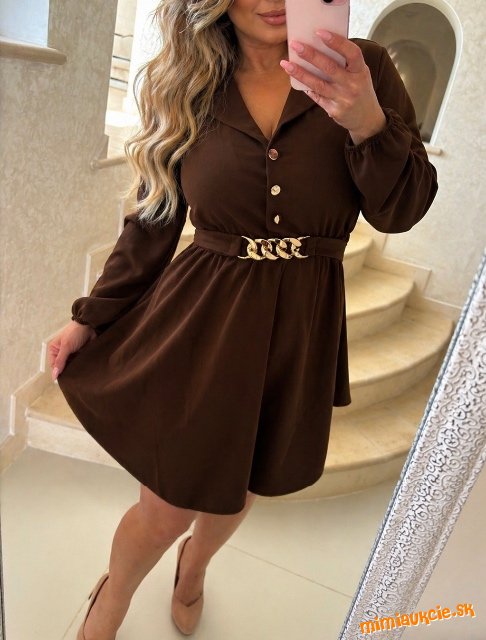 Dámske šaty Izza choco