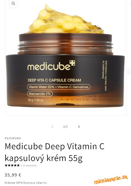 Medicube DEEP VITA C CAPSULE CREAM.....PC 35€