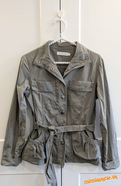 Khaki bunda s opaskom