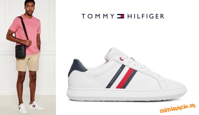 Panske tenisky TOMMY HILFIGER !!! Nove s krabicou !!! Velkost 40 !!! POVODNA CENA 109,99 EUR
