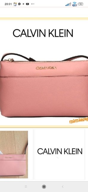 Nová crossbody kabelka Calvin Klein