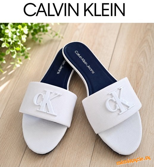 Damske slapky CALVIN KLEIN !!! Nove !!! Velkost 37 !!! SUPER CENA