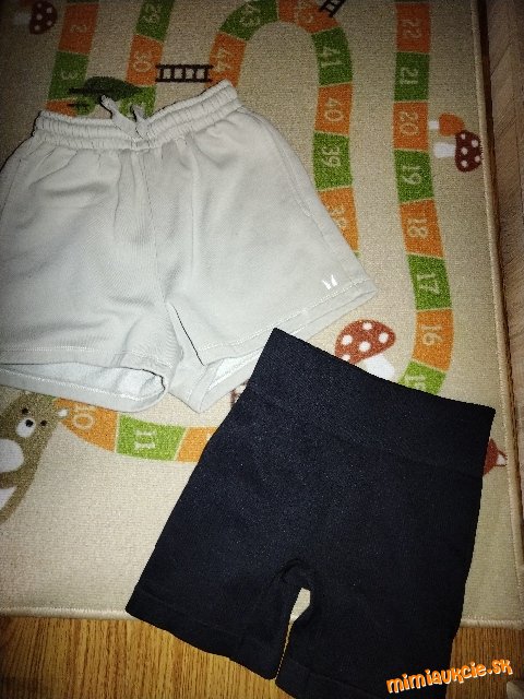 2x kraťasy S/M